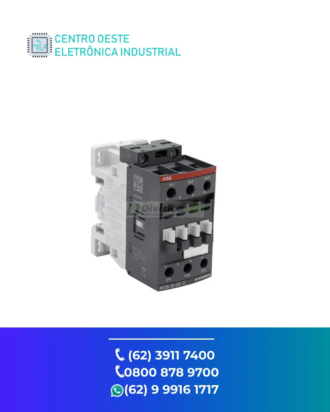ASSISTÊNCIA TÉCNICA CONTATOR ABB AF26 BRASIL