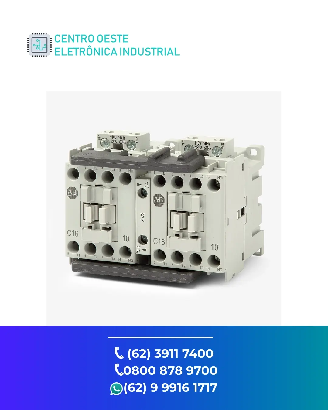 ASSISTÊNCIA TÉCNICA CONTATOR ALLEN BRADLEY 104 C BRASIL