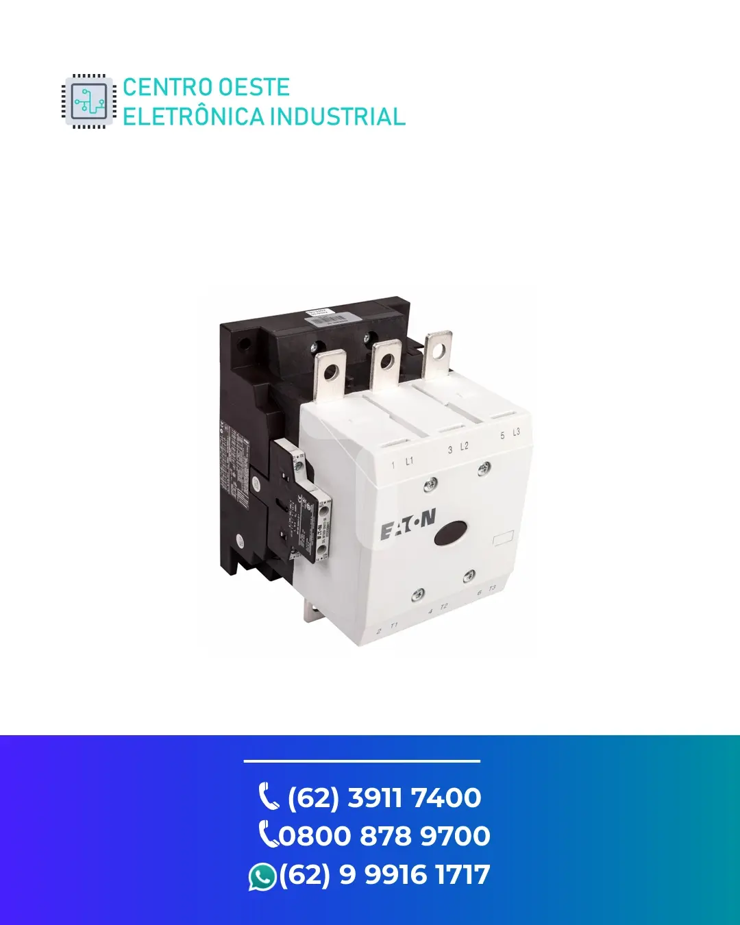 ASSISTÊNCIA TÉCNICA CONTATOR EATON DILM185 GOIANIA