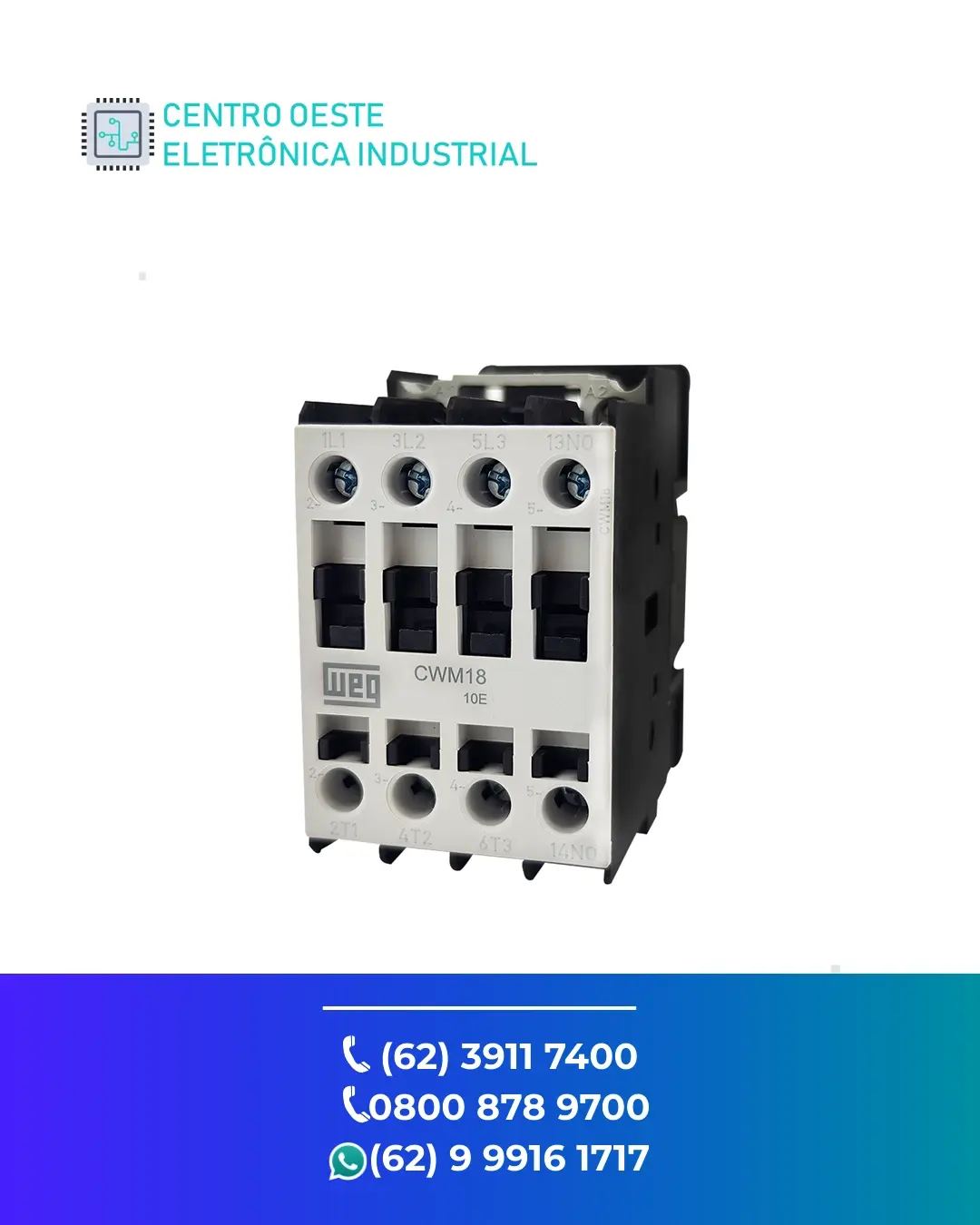 ASSISTÊNCIA TÉCNICA CONTATOR WEG CWM18 BRASIL