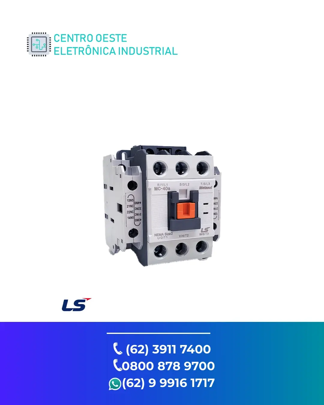 ASSISTÊNCIA TÉCNICA CONTATOR YASKAWA MC SERIES GOIANIA