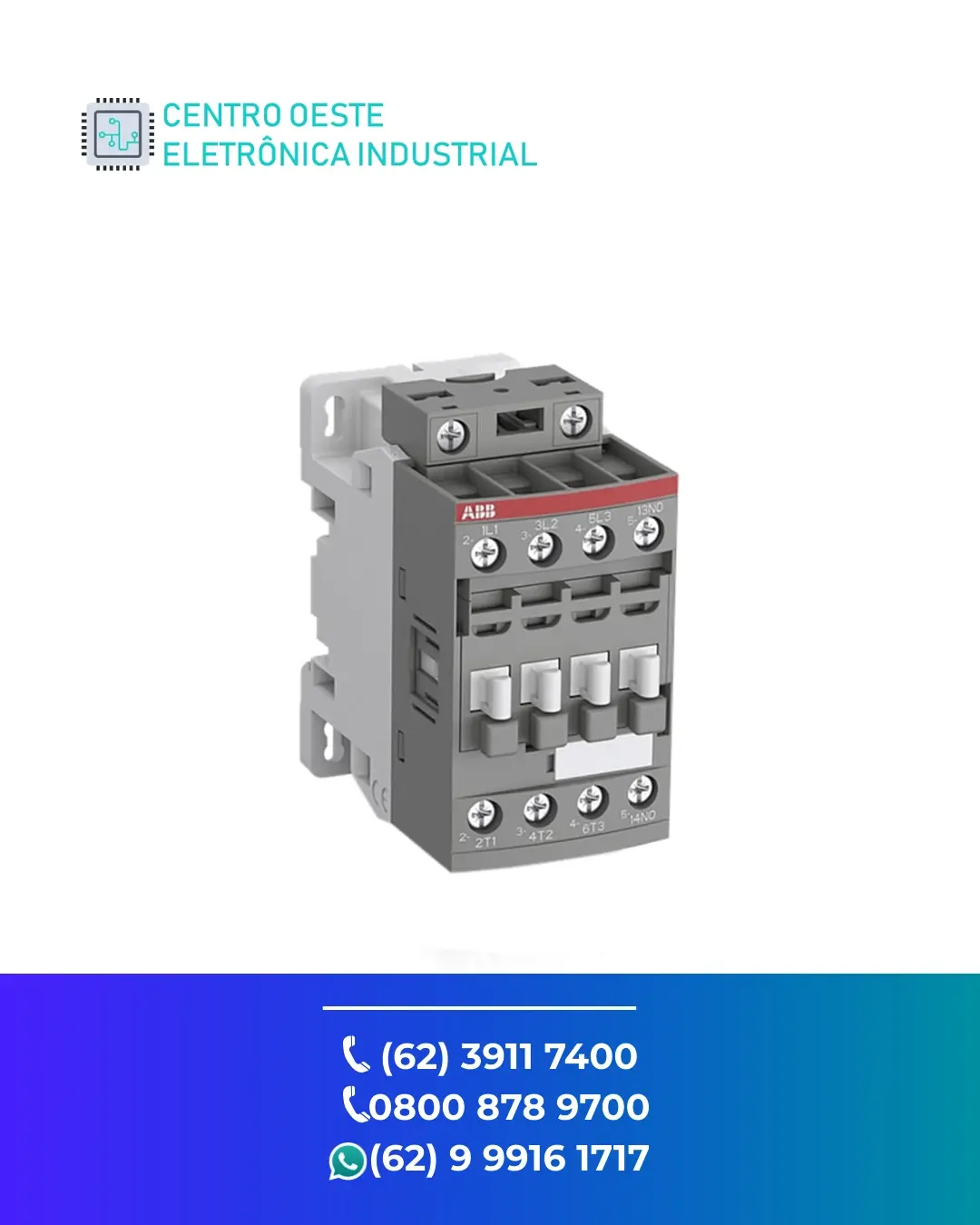 ASSISTÊNCIA TÉCNICA DE CONTATOR ABB AF09 BRASIL