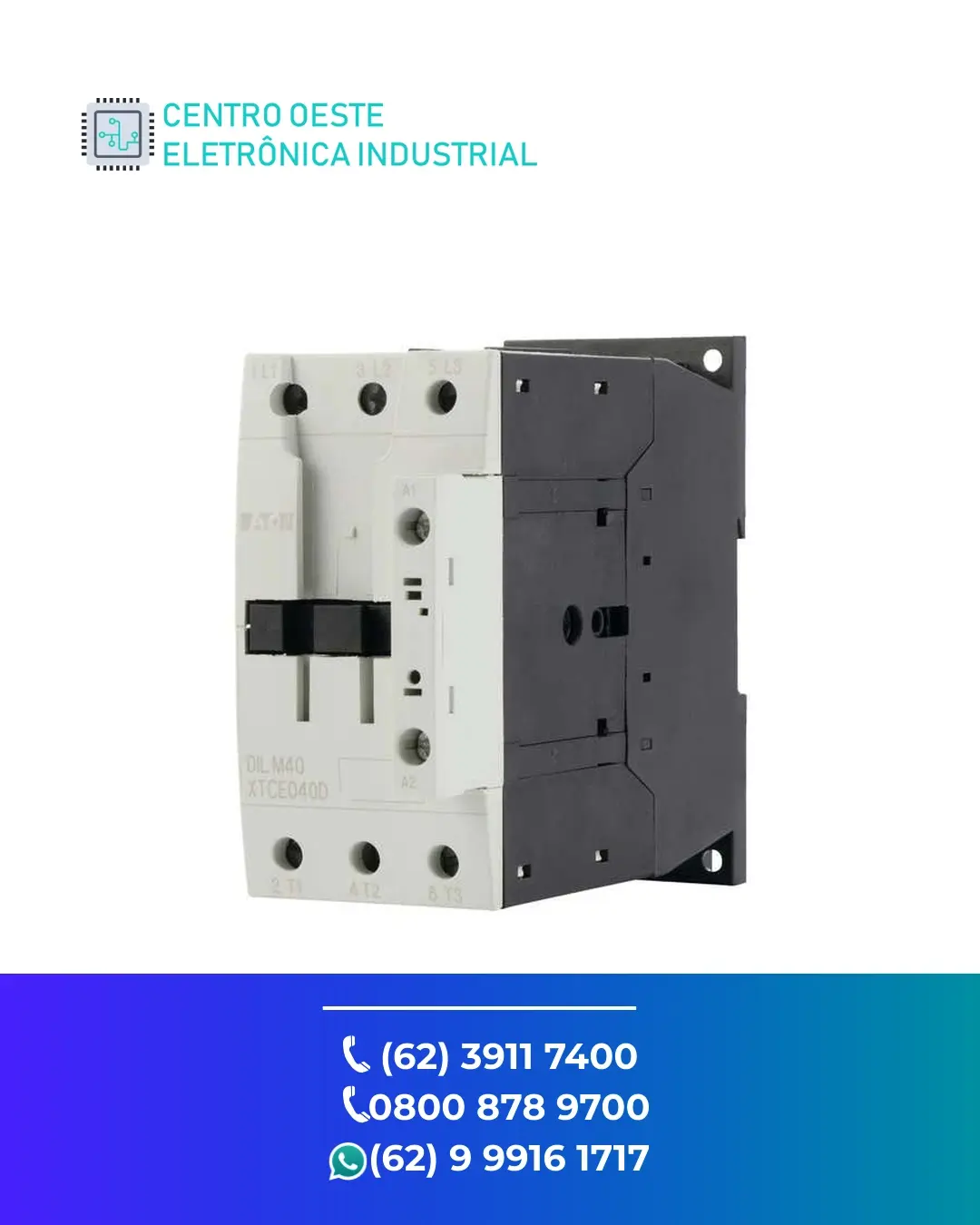 ASSISTÊNCIA TÉCNICA DE CONTATOR EATON DILM40 BRASIL