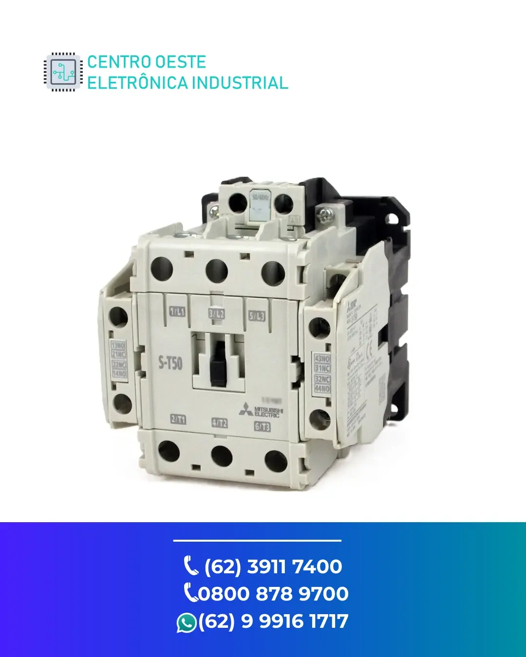 ASSISTÊNCIA TÉCNICA DE CONTATOR MITSUBISHI S T50 GOIÁS