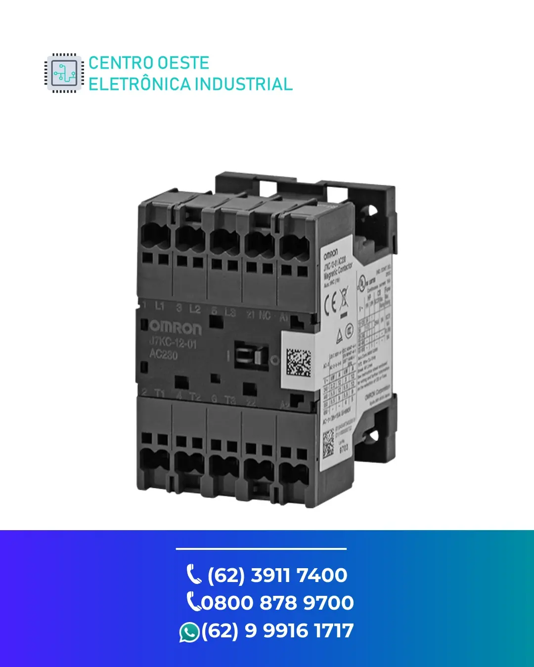 ASSISTÊNCIA TÉCNICA DE CONTATOR OMRON J7KCA GOIANIA