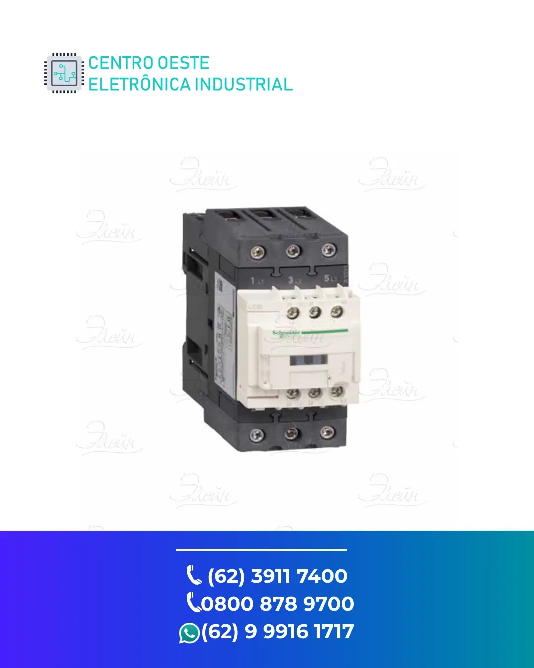 ASSISTÊNCIA TÉCNICA DE CONTATOR SCHNEIDER LC1D40 BRASIL