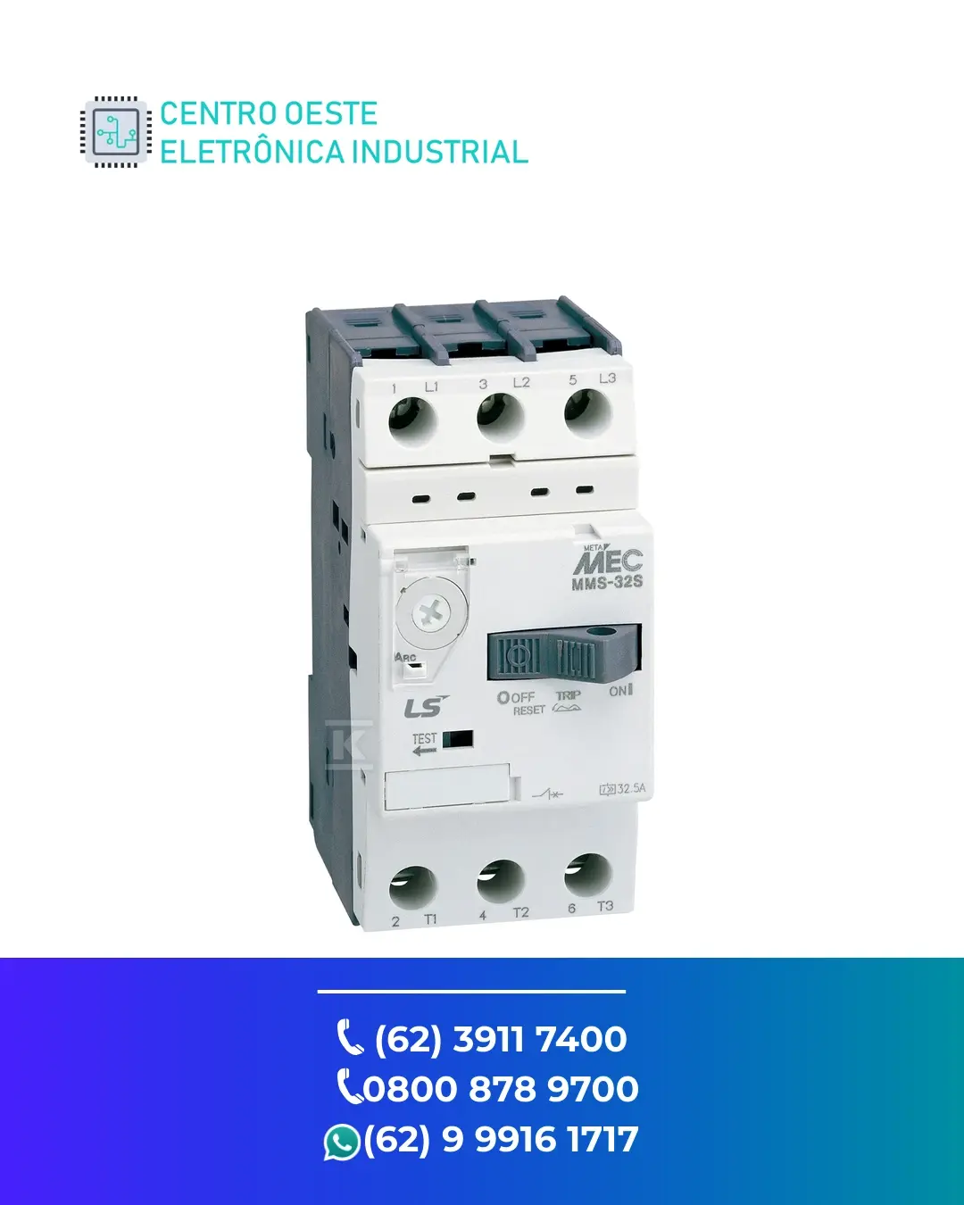 ASSISTÊNCIA TÉCNICA DE DISJUNTOR MOTOR OMRON MMS LINE GOIANIA