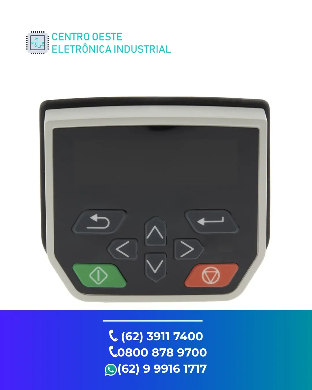 ASSISTÊNCIA TÉCNICA DE IHM CONTROL TECHNIQUES KEYPAD REMOTE GOIANIA