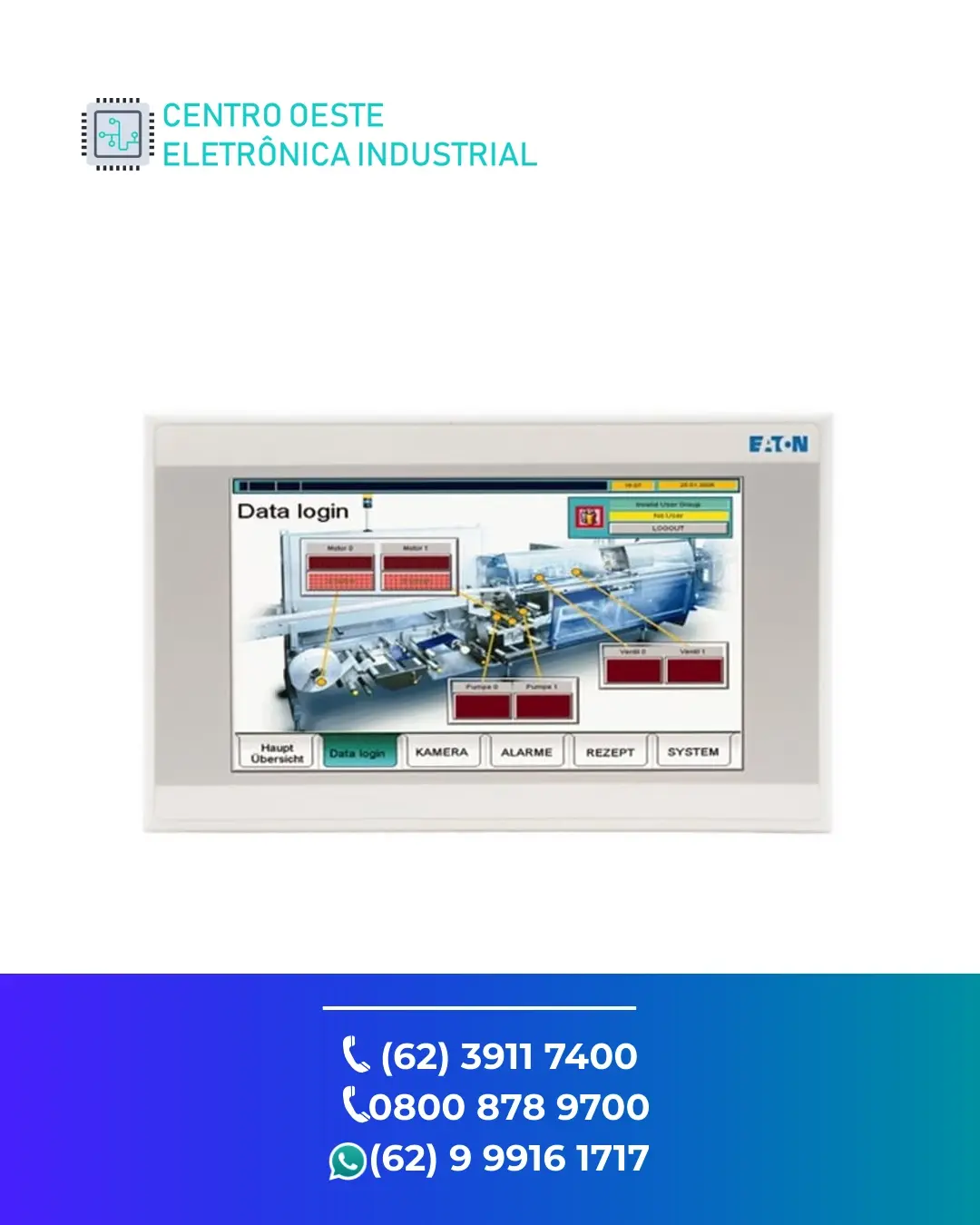 ASSISTÊNCIA TÉCNICA DE IHM EATON XV100 GOIANIA