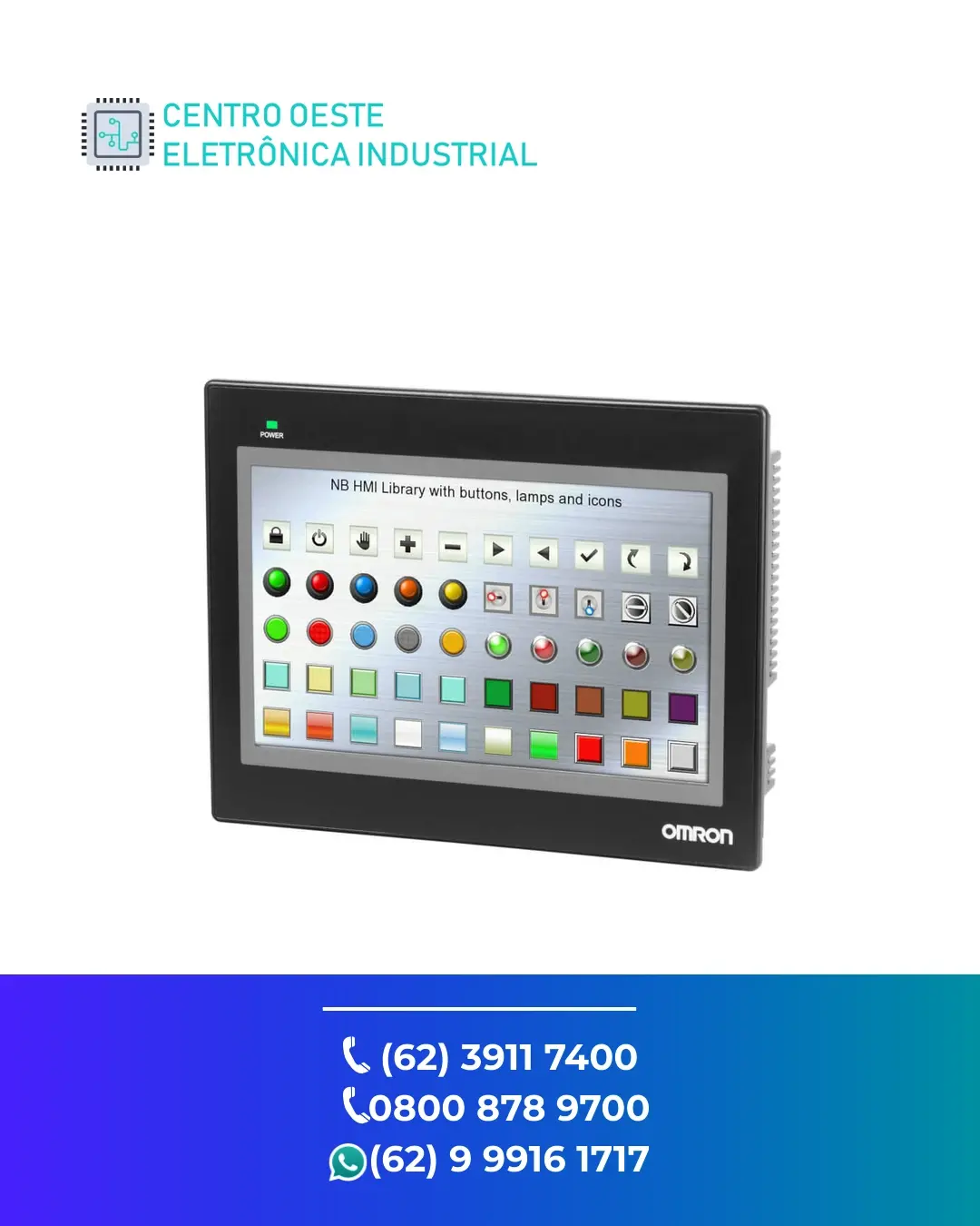 ASSISTÊNCIA TÉCNICA DE IHM OMRON NS12 GOIÁS