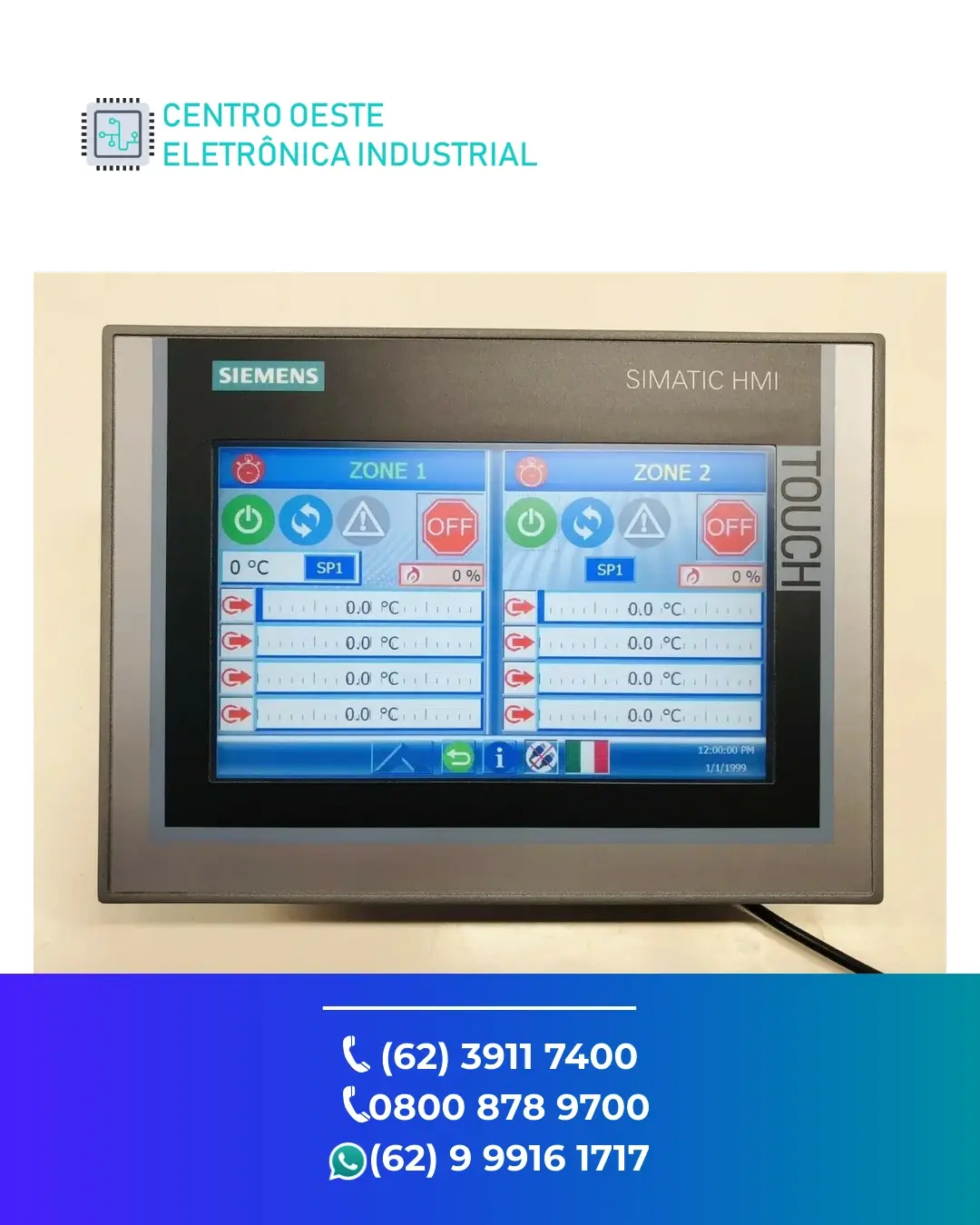 ASSISTÊNCIA TÉCNICA DE IHM SIEMENS TP700 GOIANIA