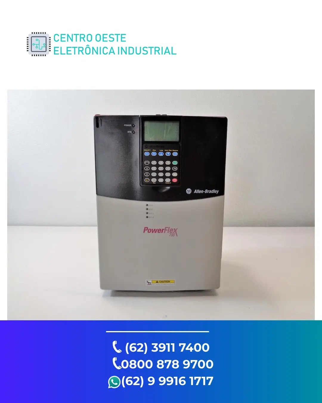 ASSISTÊNCIA TÉCNICA DE INVERSOR ALLEN BRADLEY POWERFLEX 700 GOIÁS