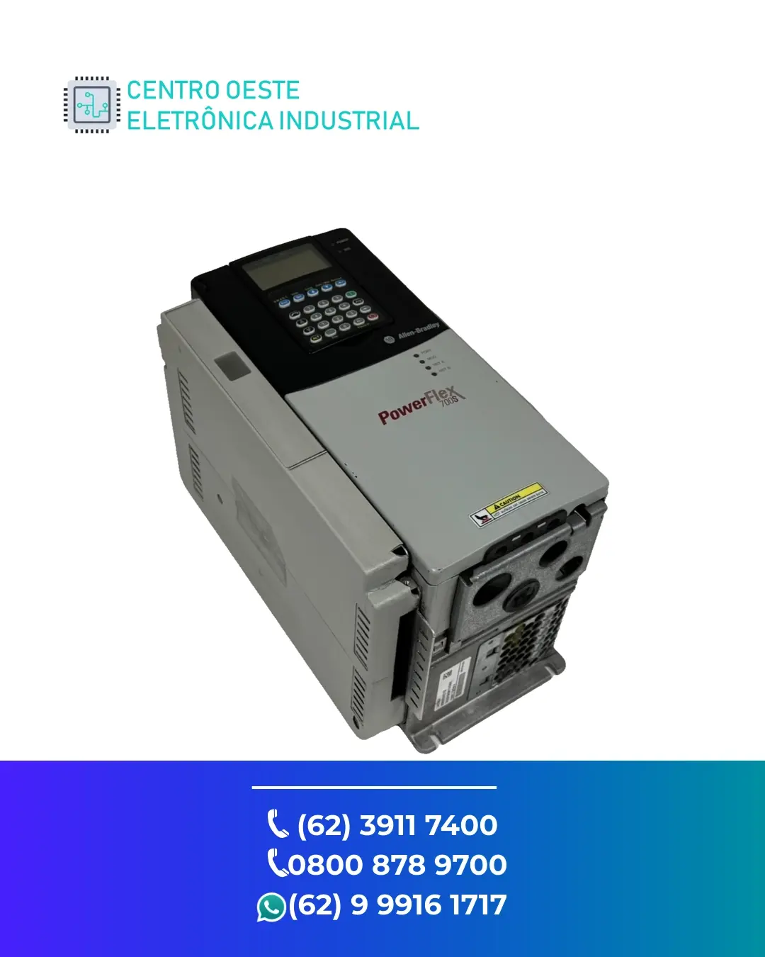 ASSISTÊNCIA TÉCNICA DE INVERSOR ALLEN BRADLEY POWERFLEX 700S GOIANIA