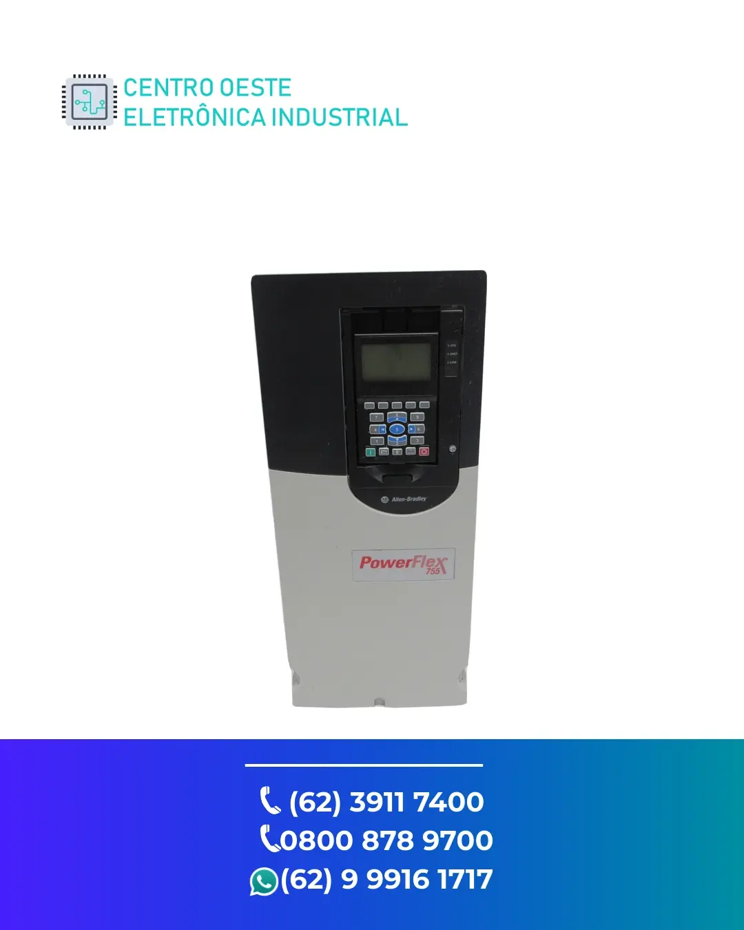 ASSISTÊNCIA TÉCNICA DE INVERSOR ALLEN BRADLEY POWERFLEX 755 BRASIL
