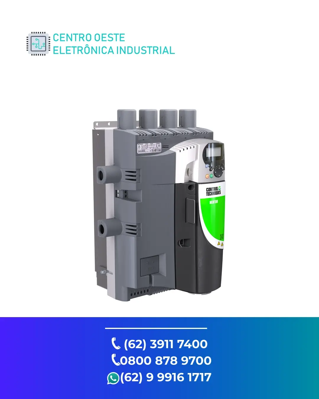 ASSISTÊNCIA TÉCNICA DE INVERSOR CONTROL TECHNIQUES MENTOR MP BRASIL