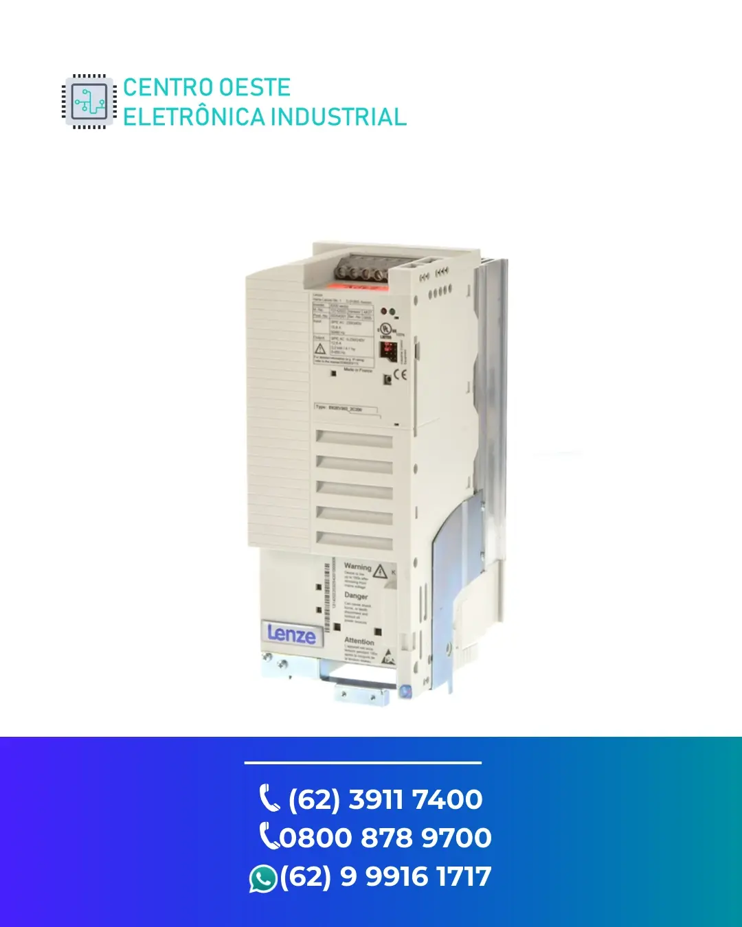 ASSISTÊNCIA TÉCNICA DE INVERSOR LENZE 8200 HIGHLINE BRASIL