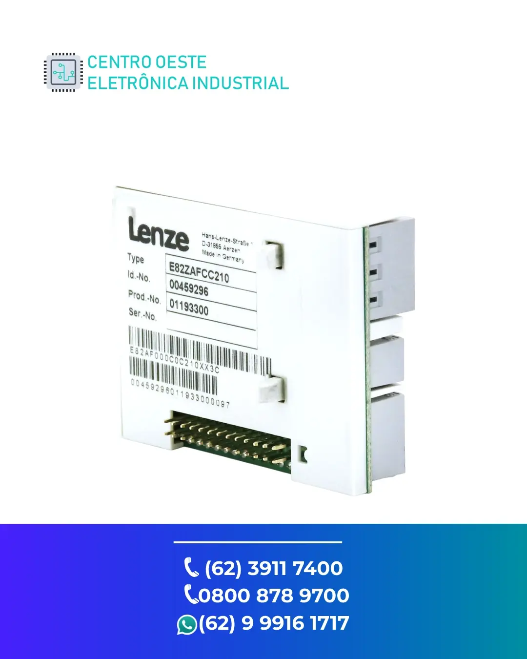 ASSISTÊNCIA TÉCNICA DE INVERSOR LENZE 8200 VECTOR GOIANIA