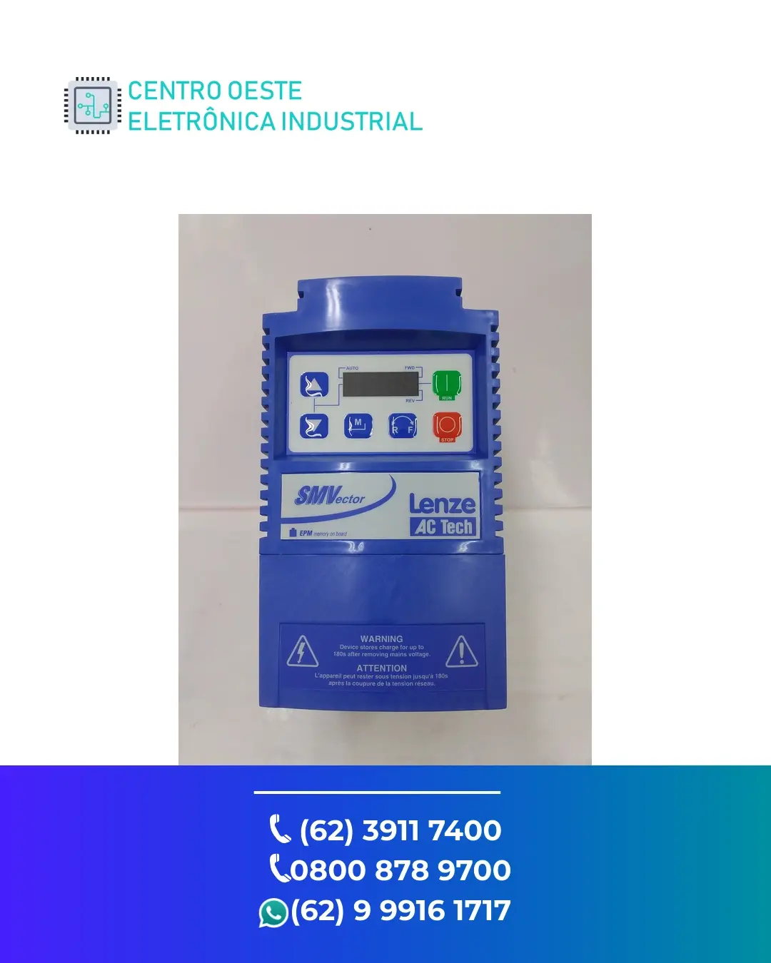 ASSISTÊNCIA TÉCNICA DE INVERSOR LENZE ESV GOIÁS