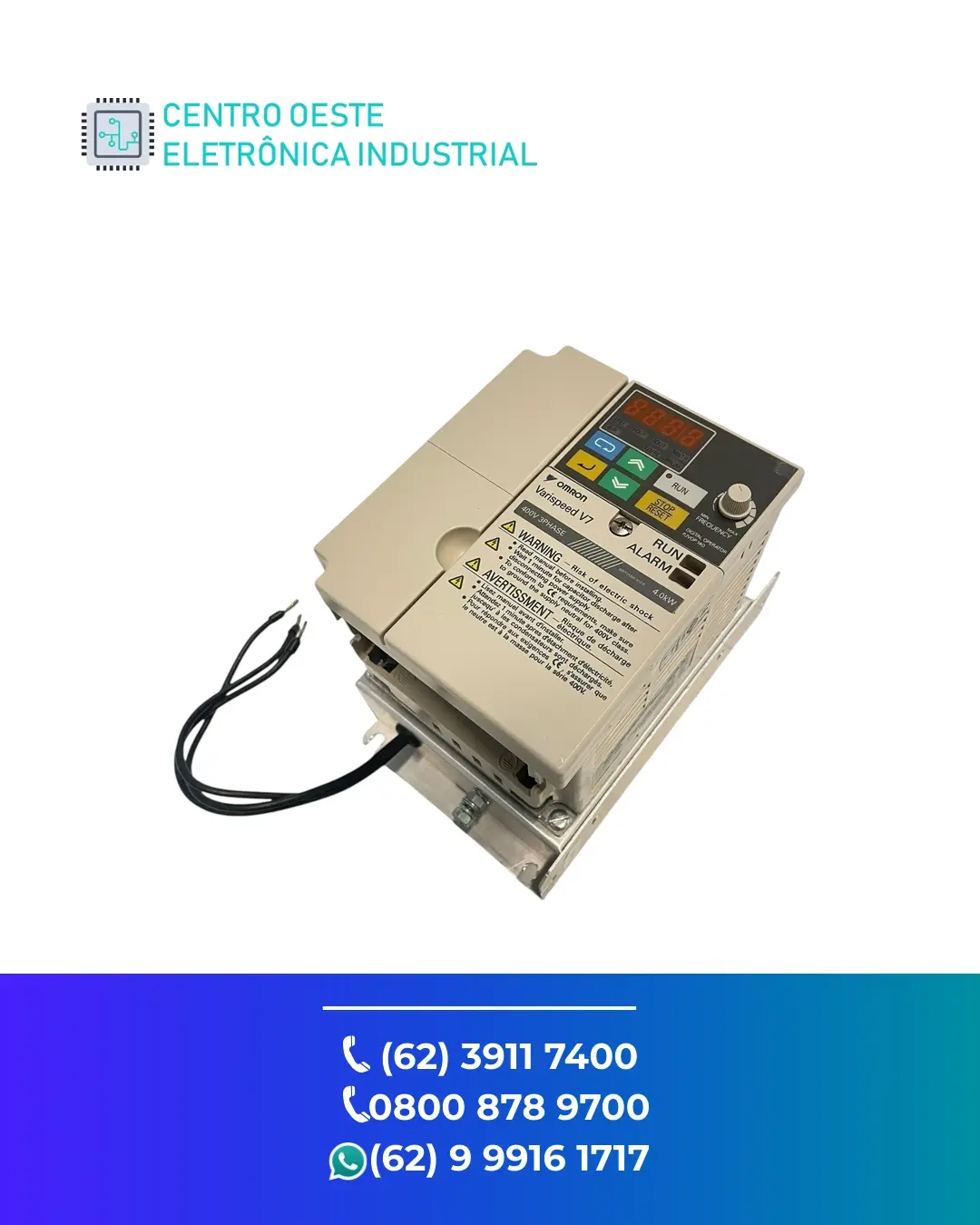 ASSISTÊNCIA TÉCNICA DE INVERSOR OMRON V7 GOIÁS