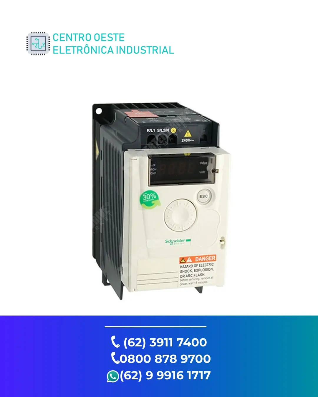 ASSISTÊNCIA TÉCNICA DE INVERSOR SCHNEIDER ATV212 GOIANIA