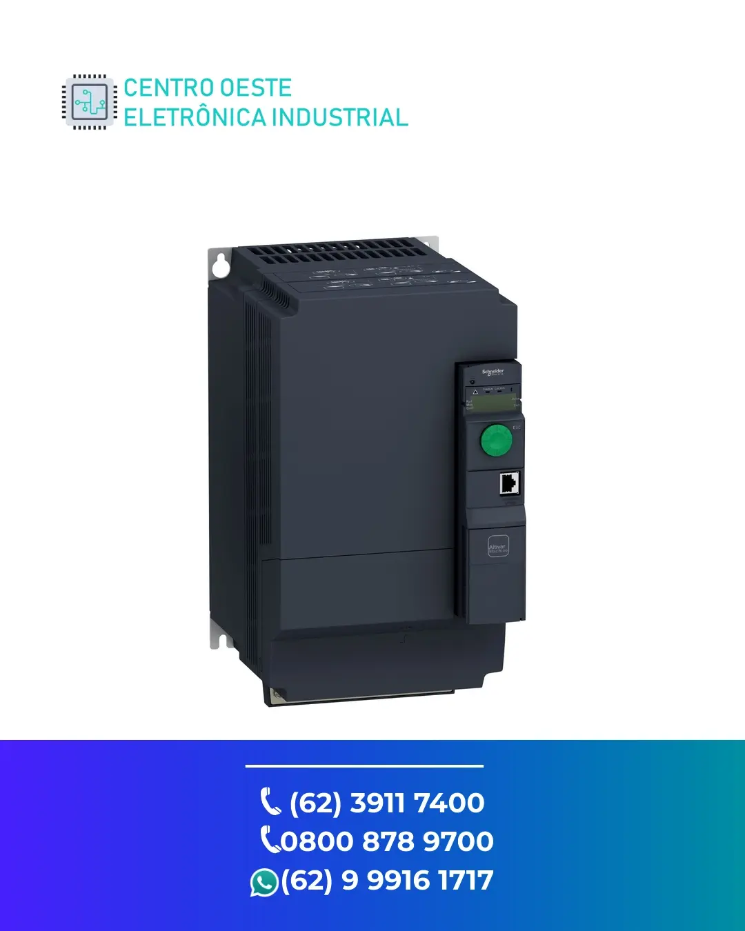 ASSISTÊNCIA TÉCNICA DE INVERSOR SCHNEIDER ATV320 BRASIL