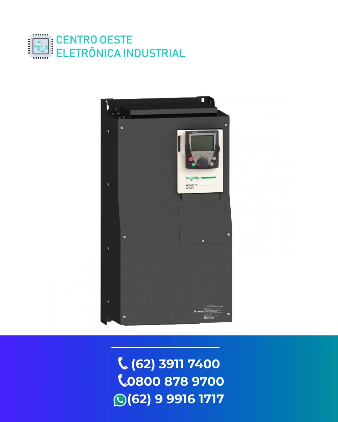 ASSISTÊNCIA TÉCNICA DE INVERSOR SCHNEIDER ATV71 BRASIL