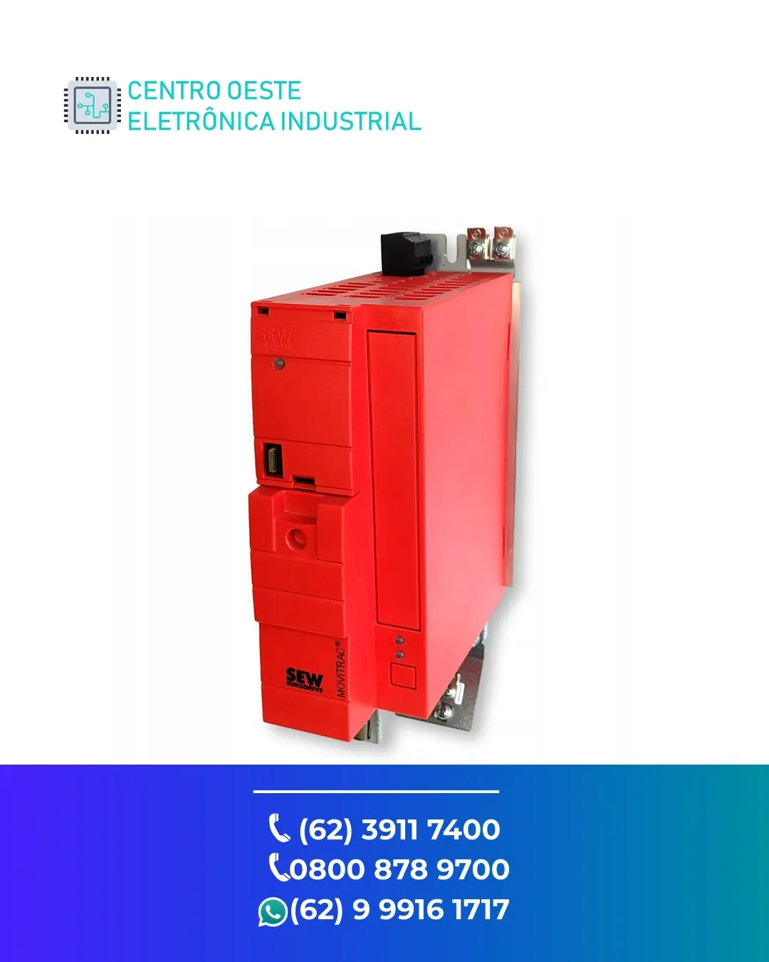 ASSISTÊNCIA TÉCNICA DE INVERSOR SEW EURODRIVE MOVI C CONVERTER GOIANIA
