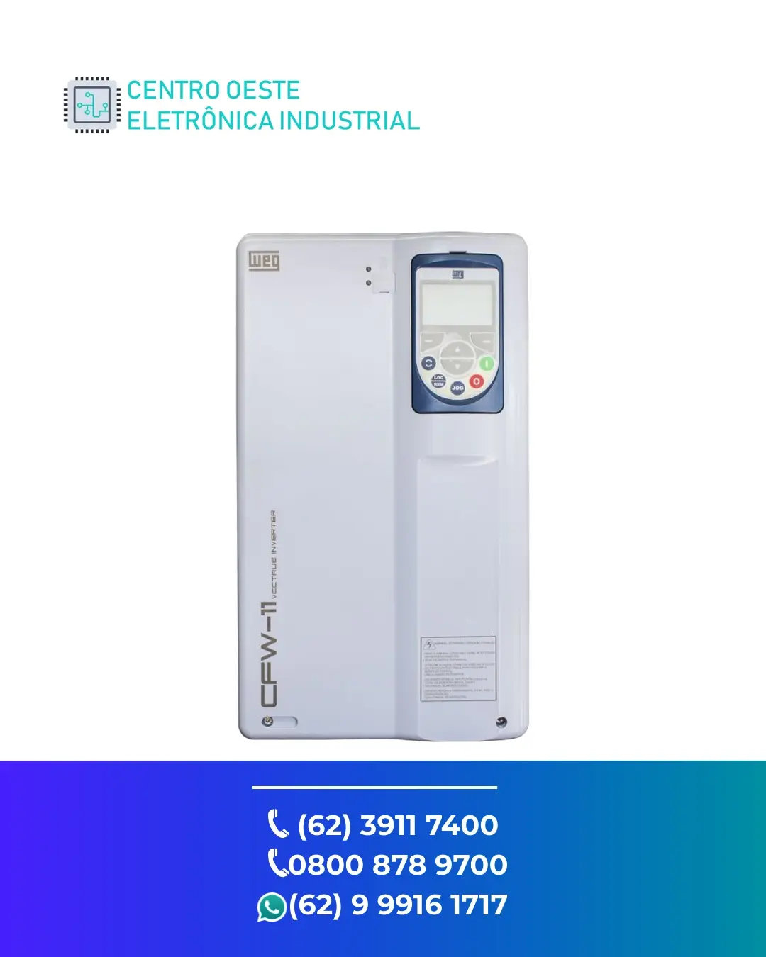 ASSISTÊNCIA TÉCNICA DE INVERSOR WEG CFW11 GOIÁS