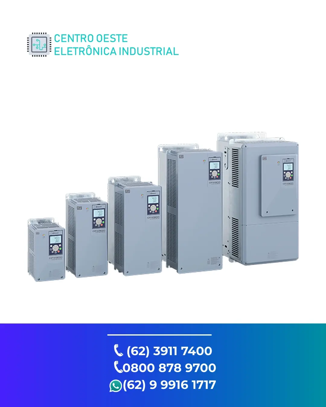 ASSISTÊNCIA TÉCNICA DE INVERSOR WEG CFW900 GOIÁS