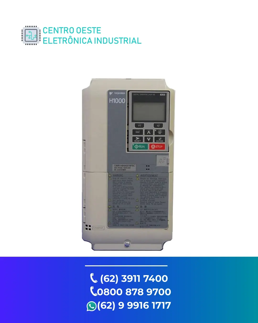 ASSISTÊNCIA TÉCNICA DE INVERSOR YASKAWA H1000 BRASIL