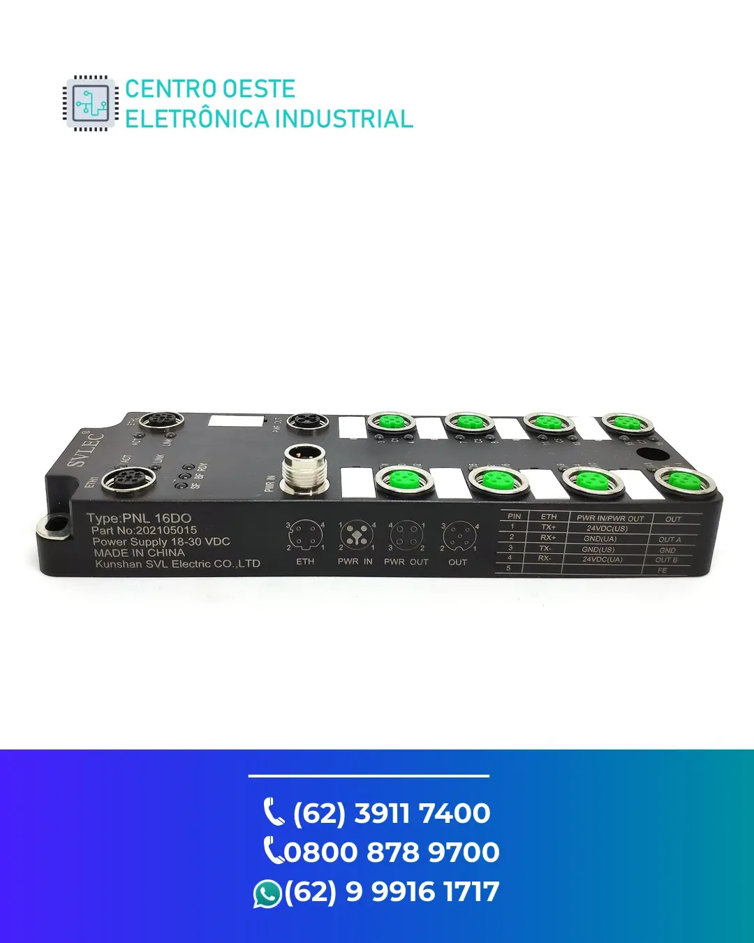 ASSISTÊNCIA TÉCNICA DE IO REMOTO CONTROL TECHNIQUES MODULE IO GOIANIA
