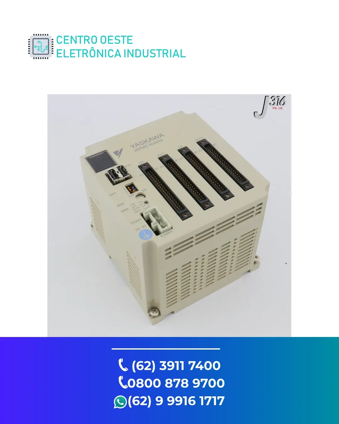 ASSISTÊNCIA TÉCNICA DE IO REMOTO YASKAWA REMOTE IO GOIANIA