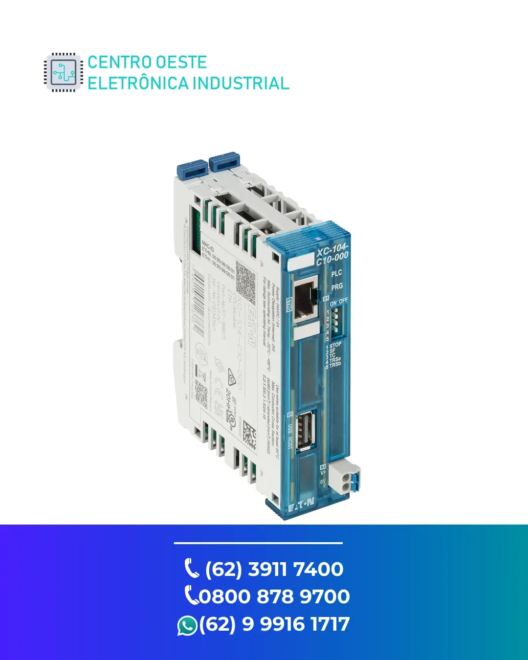 ASSISTÊNCIA TÉCNICA DE PLC EATON XC100 GOIANIA