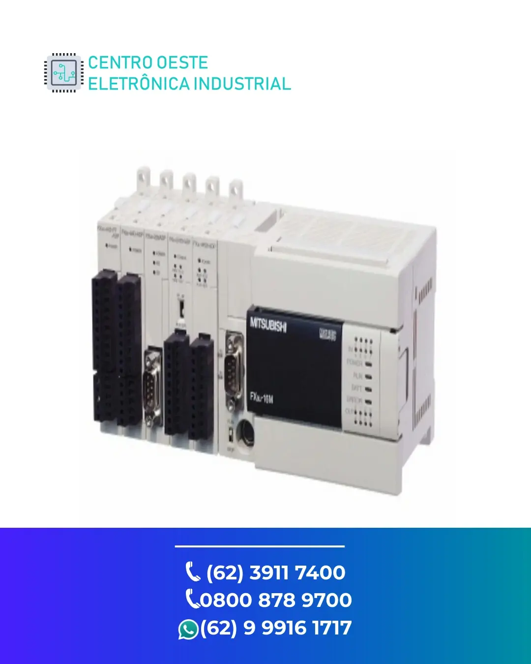 ASSISTÊNCIA TÉCNICA DE PLC MITSUBISHI FX3U GOIANIA