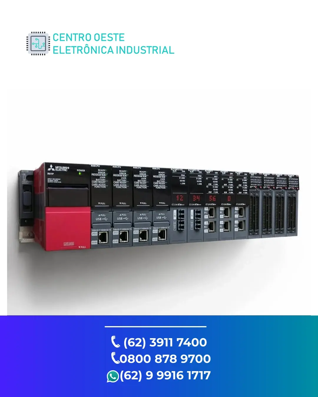 ASSISTÊNCIA TÉCNICA DE PLC MITSUBISHI IQ R BRASIL