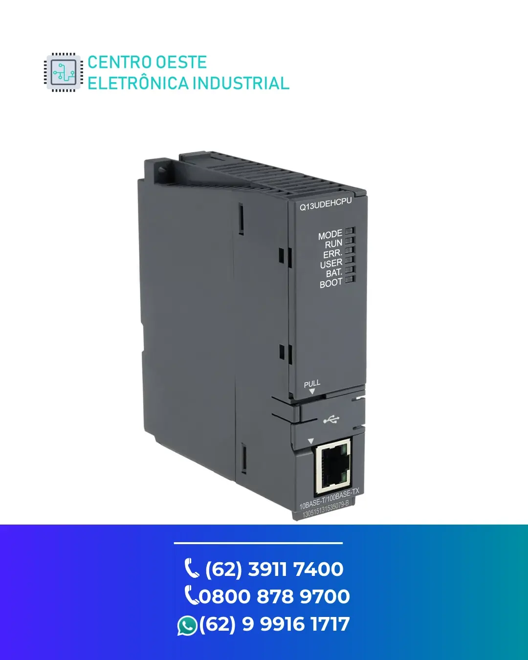 ASSISTÊNCIA TÉCNICA DE PLC MITSUBISHI Q13 GOIANIA