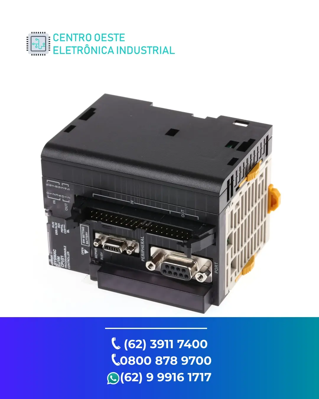 ASSISTÊNCIA TÉCNICA DE PLC OMRON CJ1M GOIANIA