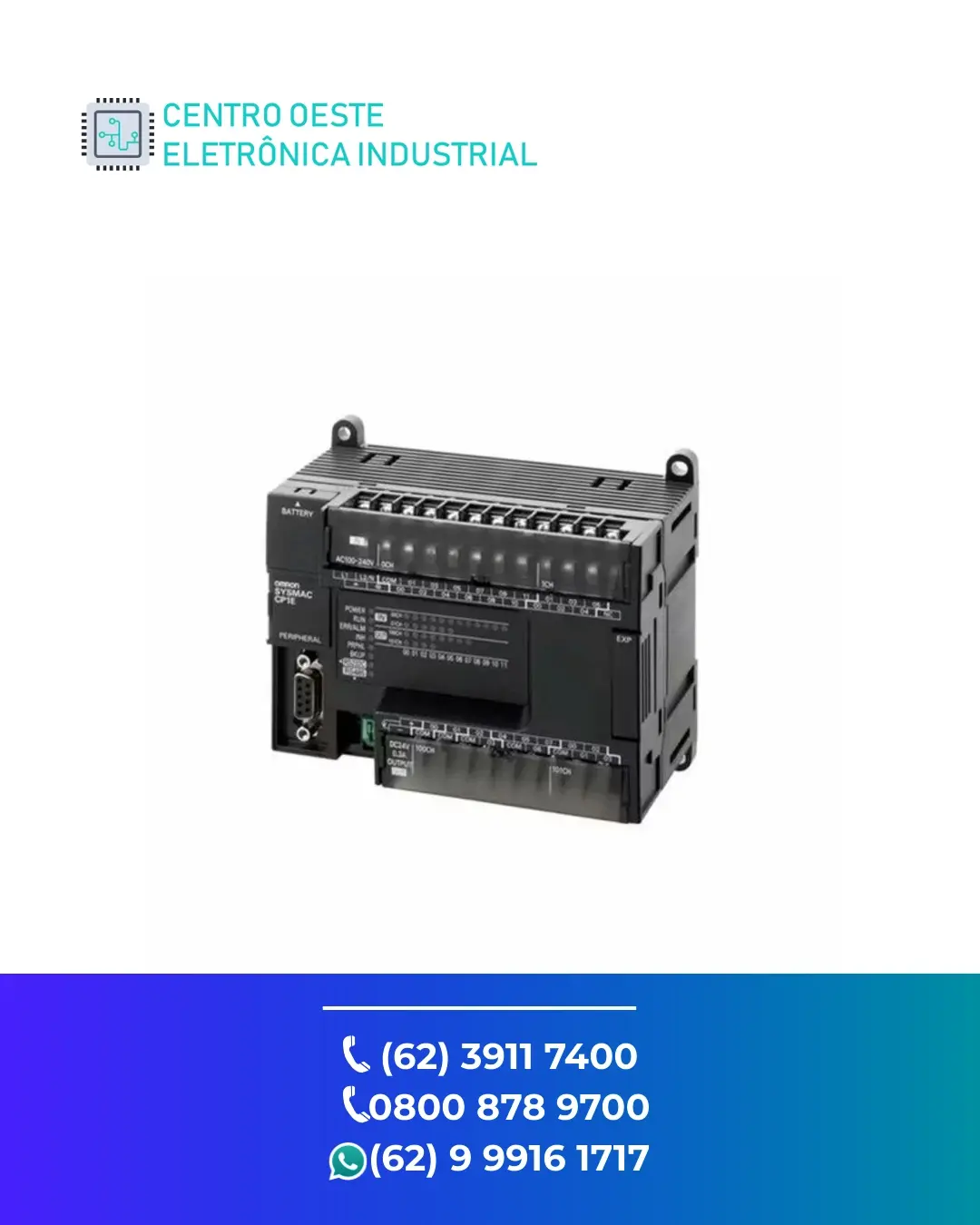 ASSISTÊNCIA TÉCNICA DE PLC OMRON NJ301 GOIÁS