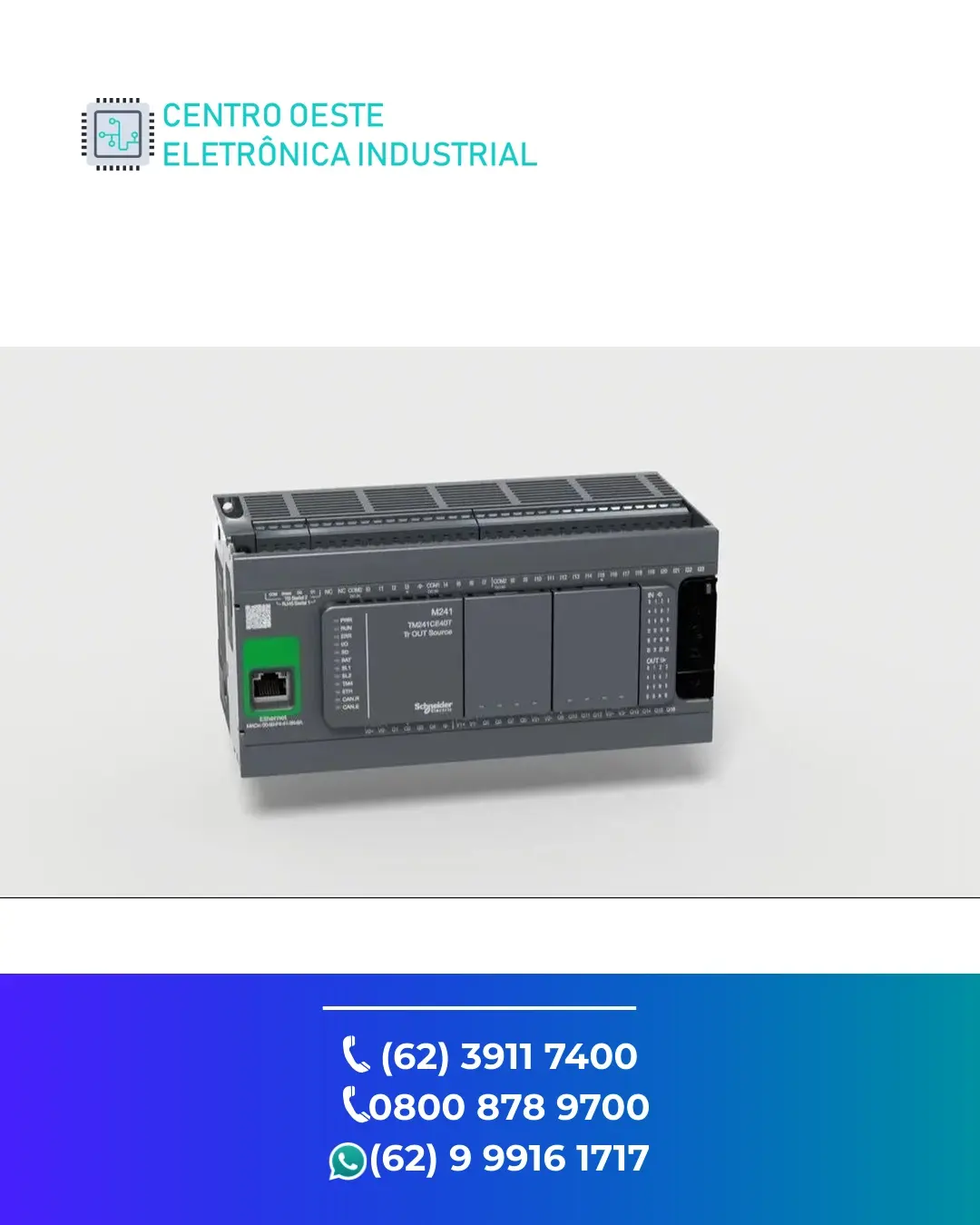ASSISTÊNCIA TÉCNICA DE PLC SCHNEIDER MODICON M340 GOIANIA