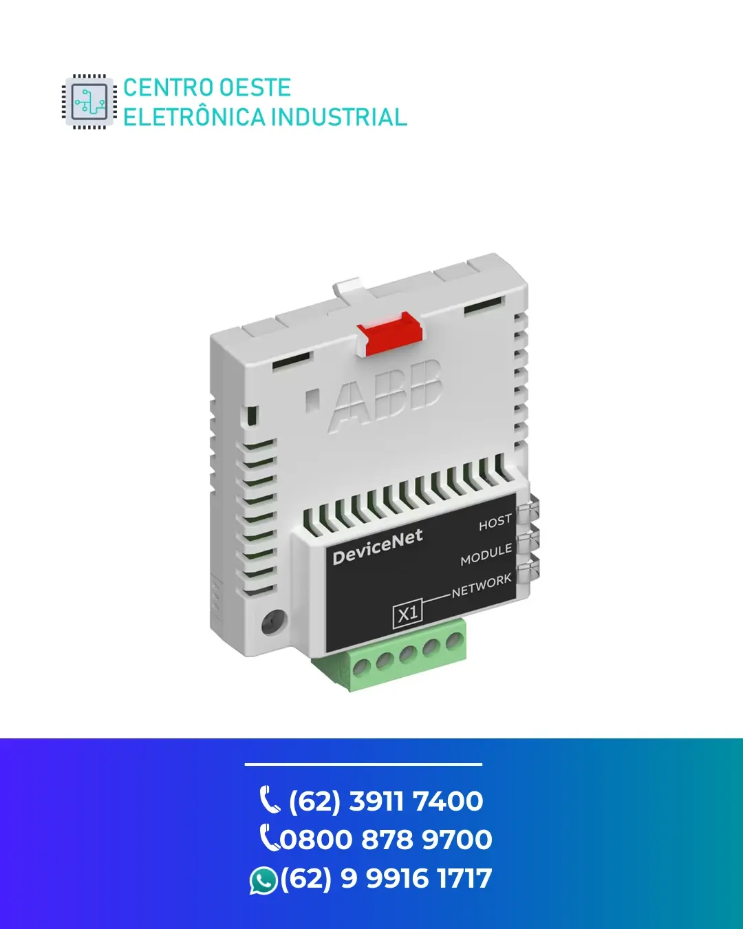 ASSISTÊNCIA TÉCNICA DE REDE ABB DEVICENET GOIÁS