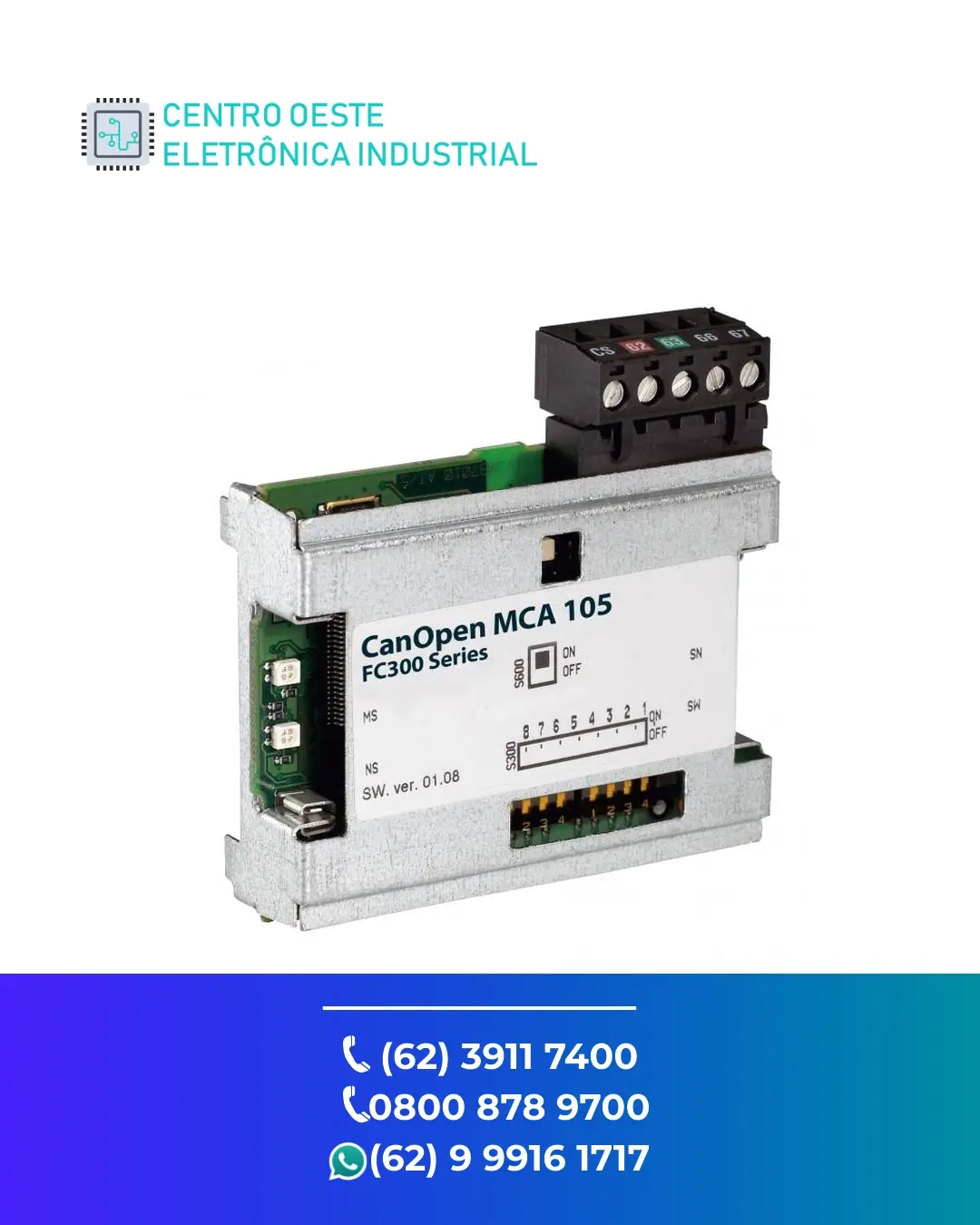 ASSISTÊNCIA TÉCNICA DE REDE DANFOSS CANOPEN GOIANIA