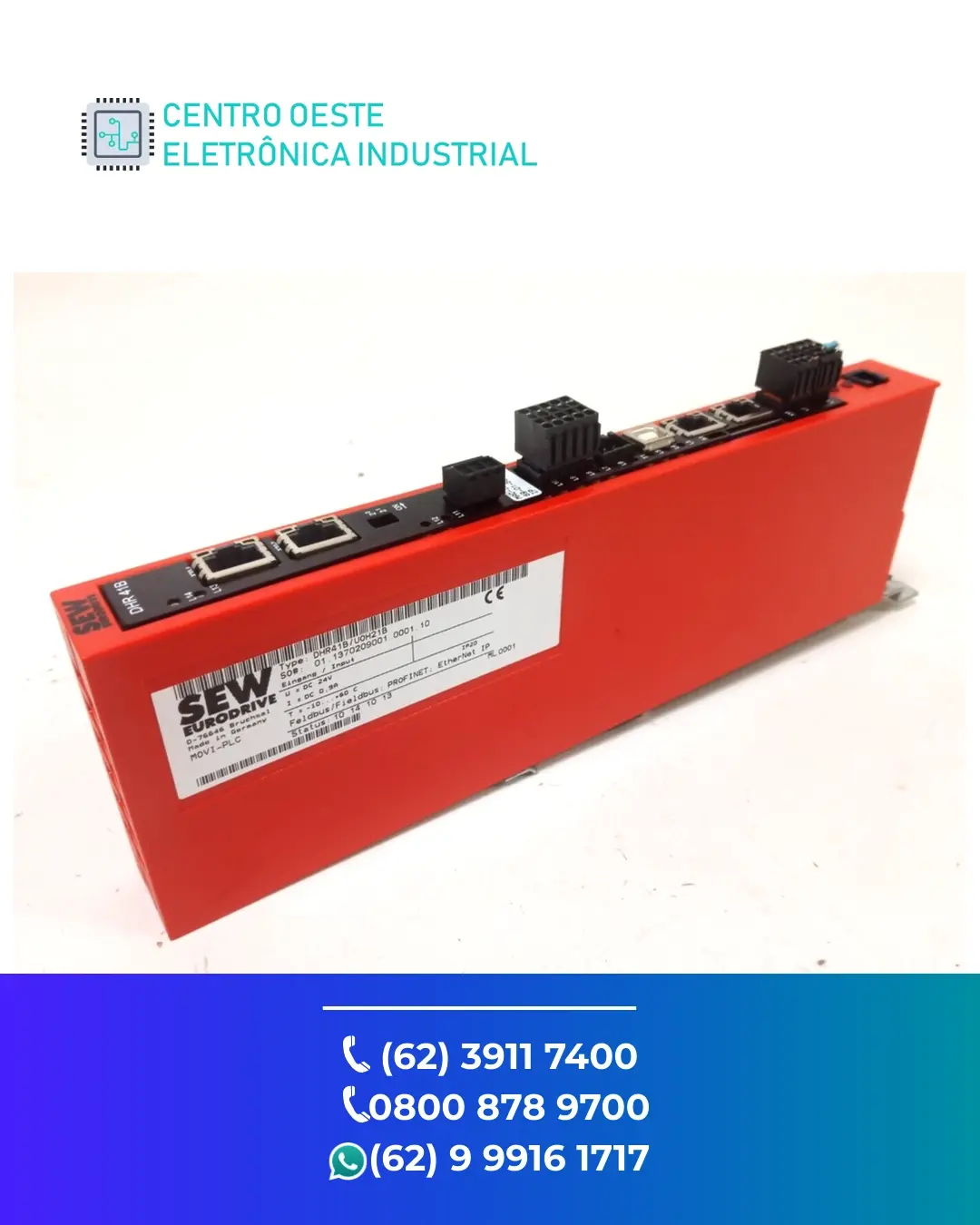 ASSISTÊNCIA TÉCNICA DE REDE SEW EURODRIVE PROFINET BRASIL