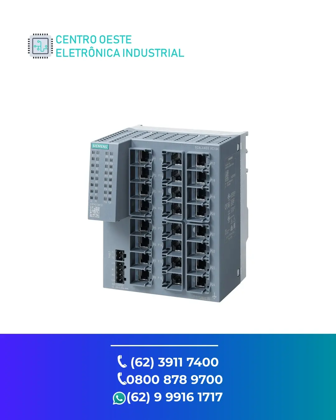 ASSISTÊNCIA TÉCNICA DE REDE SIEMENS SCALANCE X GOIANIA