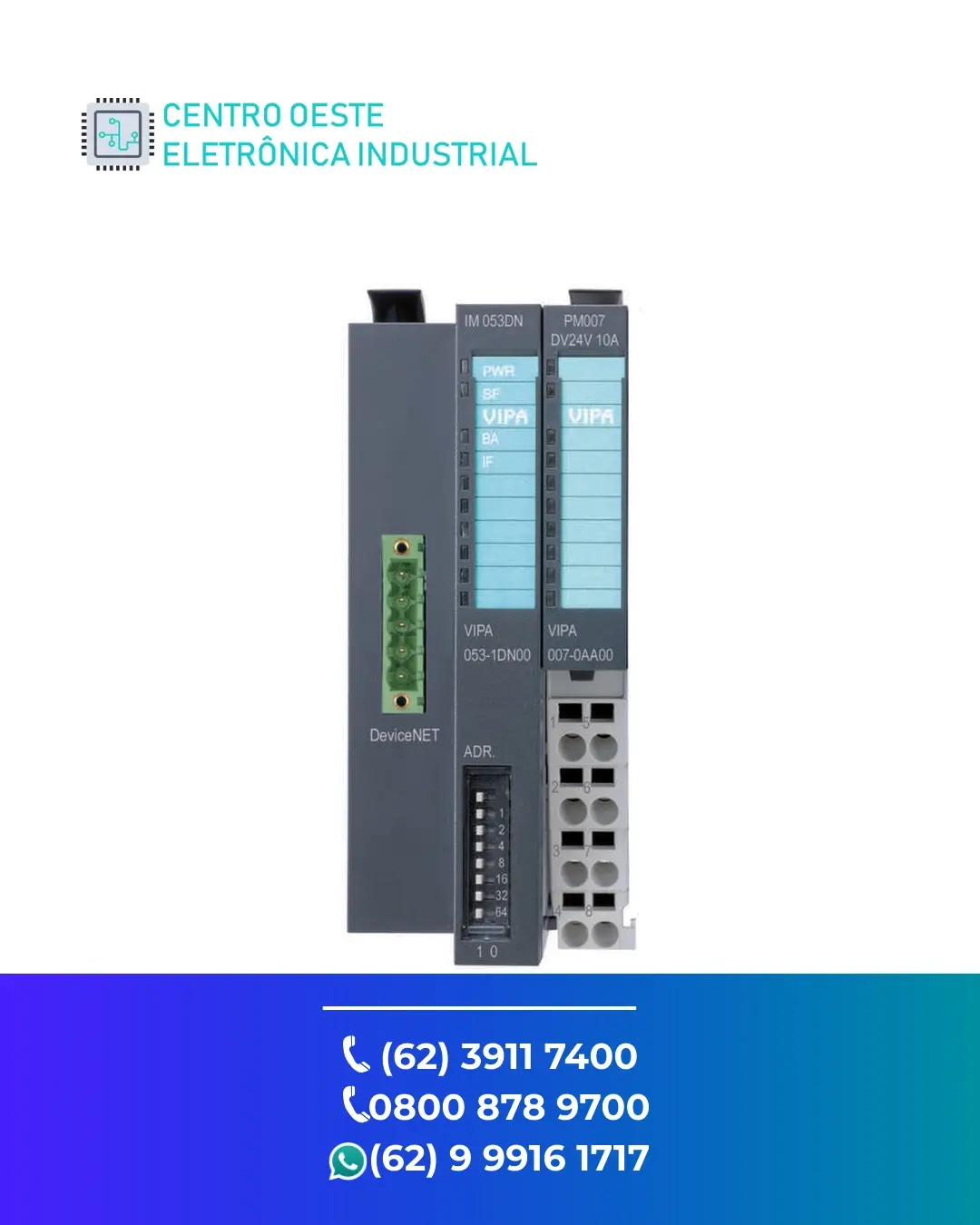 ASSISTÊNCIA TÉCNICA DE REDE YASKAWA DEVICENET GOIANIA