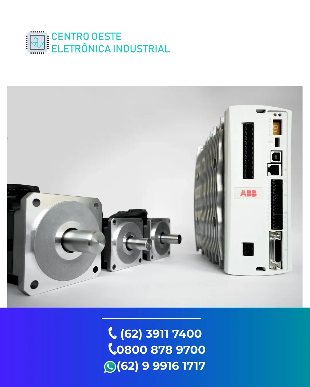 ASSISTÊNCIA TÉCNICA DE SERVO DRIVE ABB MICROFLEX E100 GOIANIA