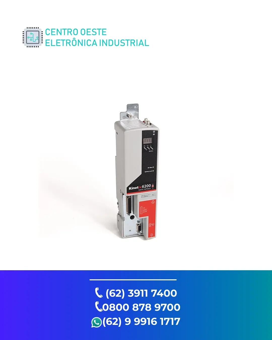 ASSISTÊNCIA TÉCNICA DE SERVO DRIVE ALLEN BRADLEY KINETIX 6200 BRASIL