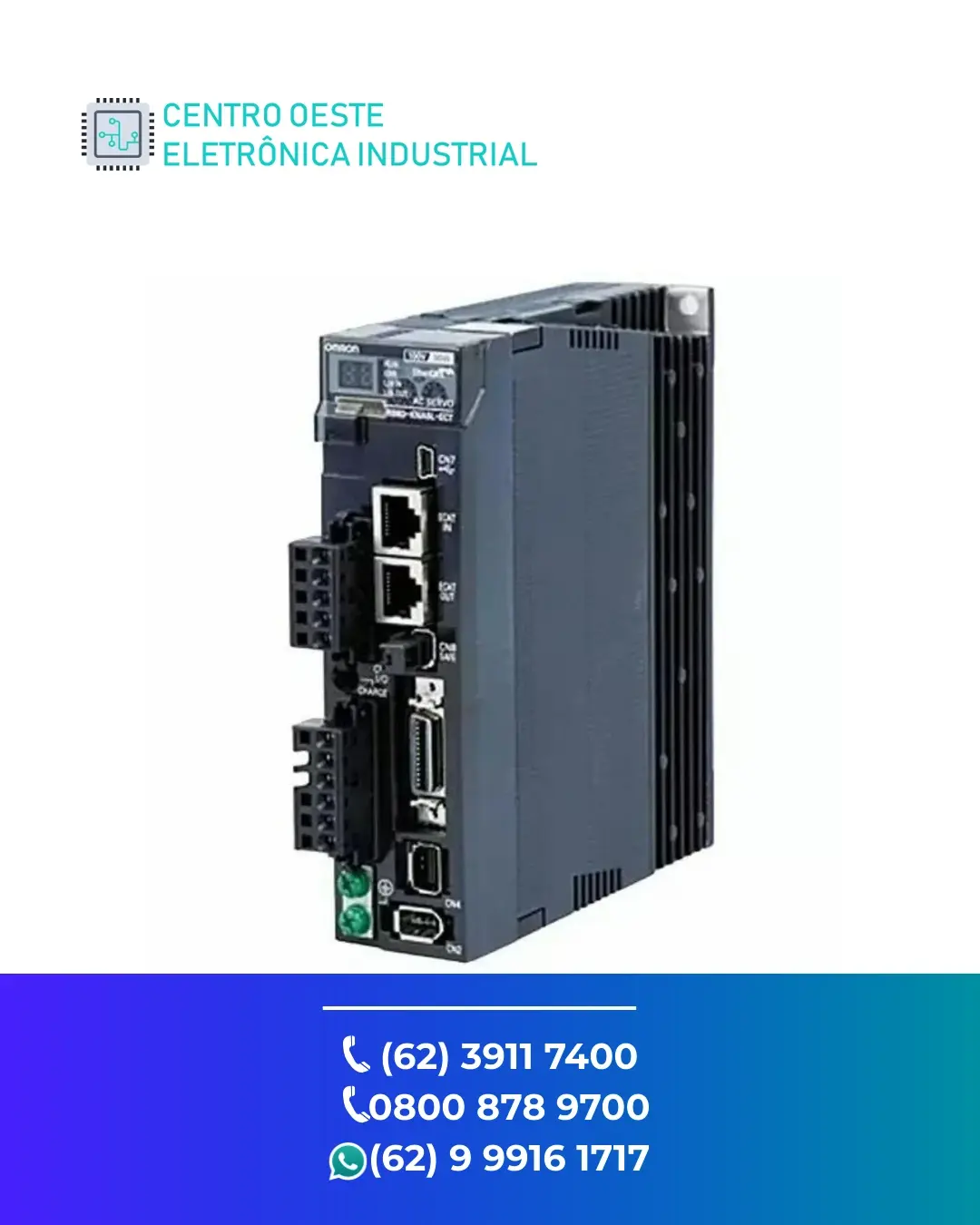 ASSISTÊNCIA TÉCNICA DE SERVO DRIVE OMRON G5 GOIANIA