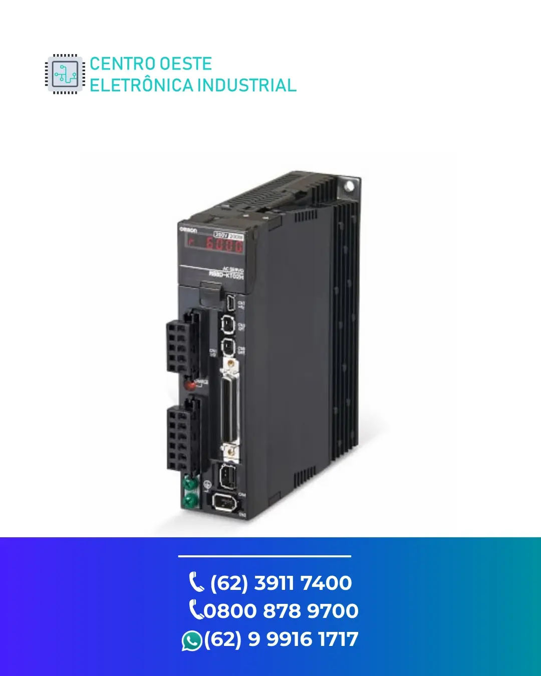 ASSISTÊNCIA TÉCNICA DE SERVO DRIVE OMRON R88D GOIANIA
