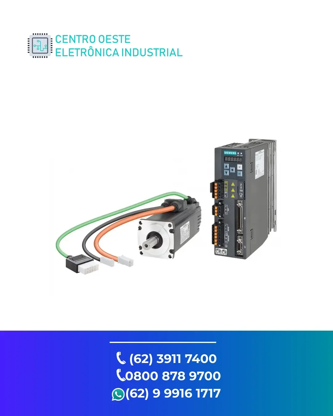 ASSISTÊNCIA TÉCNICA DE SERVO DRIVE SIEMENS SINAMICS V90 GOIÁS