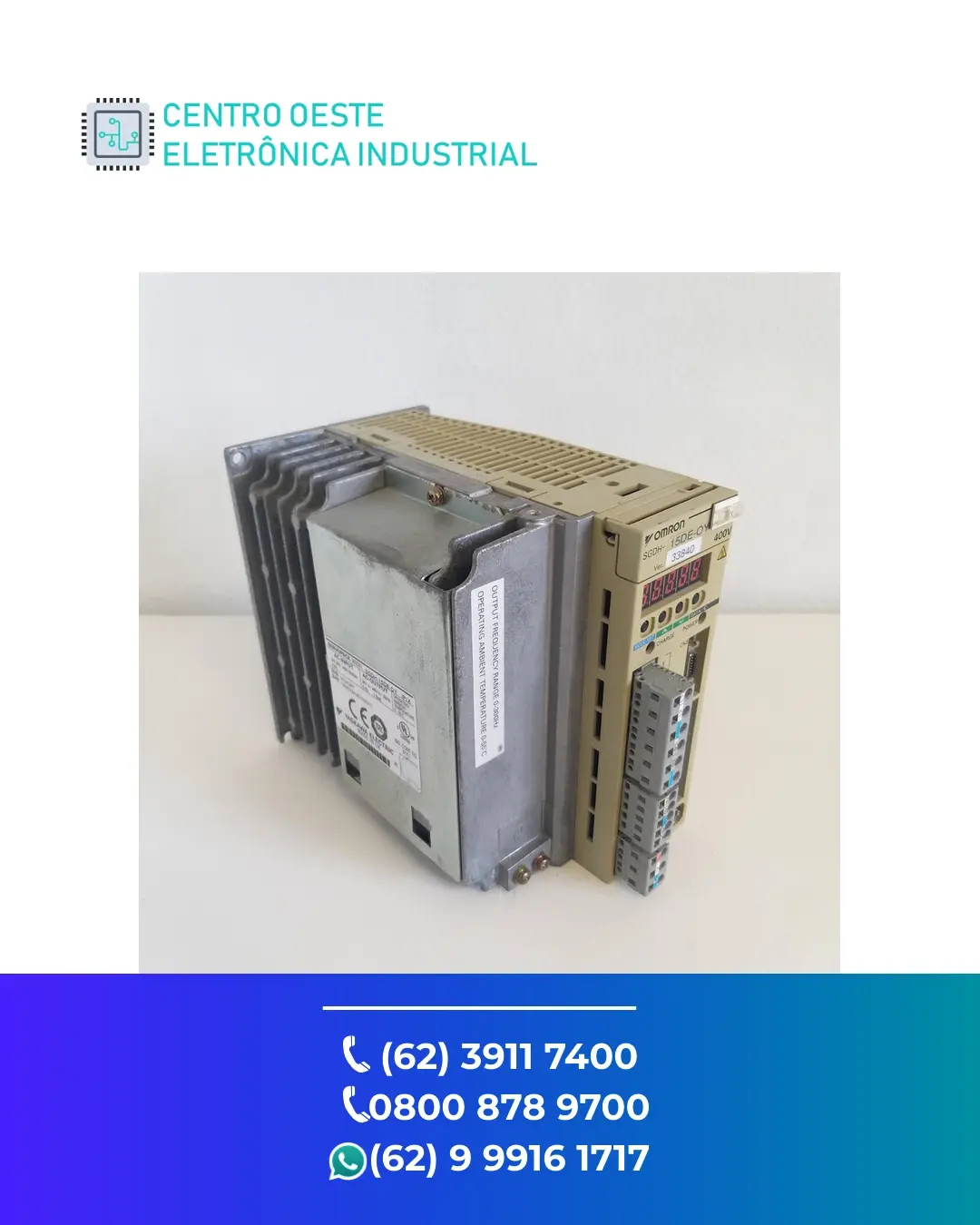 ASSISTÊNCIA TÉCNICA DE SERVO DRIVE YASKAWA SGDH GOIÁS